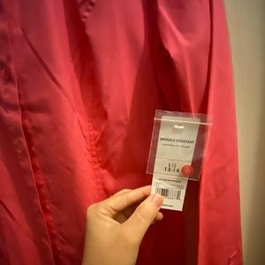 PINK BUTTON DOWN NWT